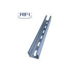 Profile Steel Power Strut Channel Type Unistrut C Shape Hot Dip Galvanized Steel Sloted Channel for sale