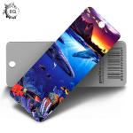 Cartoon Design Offset Prining 3d  Custom Printed Bookmarks Plastic PET For Kids