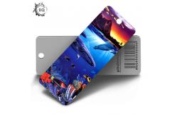 China Cartoon Design Offset Prining 3d  Custom Printed Bookmarks Plastic PET For Kids supplier