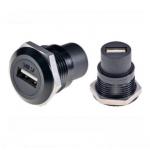 USB 2.0 Zinc Alloy Round Data Connector for Dustproof Audio Data Transfer Solution for sale