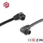 Straight Right Angle M14  IP67 Waterproof Cable Connector for sale