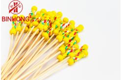 China Party Decoration 8cm Bamboo Food Sticks For Appetizers Drinks supplier