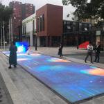Illuminated HD P4.81 LED Interactive Dance Floor Anti Slip Design for sale