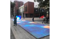 China Illuminated HD P4.81 LED Interactive Dance Floor Anti Slip Design supplier