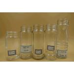 40mm neck size Spice Glass Jar, 40mm neck size Salt Glass Bottle for sale