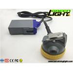 Rechargeable 216lum 1.67W 15000Lux Led Mining Cap Lamps