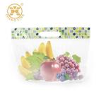 0.5kg Fruits Vent Stand Up Zipper Pouch Clear Plastic Bags For Packaging With Handle Zipper for sale