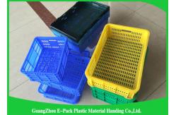 China Health Mesh Plastic Food Crates Food Grade Convenience Stores Easy Stacking supplier