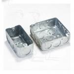 Antirust Rectangular Electrical Junction Box Metal Clad Junction Box 1.0mm-1.6mm for sale