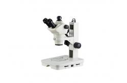 China Trioncular Zoom Stereo Microscope With 0.5X/211 mm Auxiliary Objective supplier