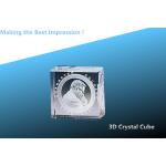 3D Crystal Cube/3d laser crystal rectangle/crystal 3d rectangle/blank crystal rectangles for sale