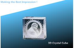 China 3D Crystal Cube/3d laser crystal rectangle/crystal 3d rectangle/blank crystal rectangles supplier
