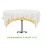 Luxury Design PVC Plastic Tablecloth 137x274cm For Restaurant for sale