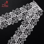 Wholesale Chemical Embroidery  Polyester Lace Trim For Clothing Decoration for sale