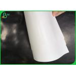 Eco - friendly White Food Grade Paper Roll , 160gsm + 10 gsm PE Coated SBS FBB Paper Roll For Food Packages for sale