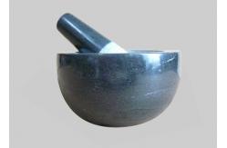 China Deep Marble Grinding Bowl Convenient High Durability For Creating Pastes supplier
