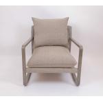 2023 Modern Design Solid Oak Wood Lounge Chair Hotel Bedroom