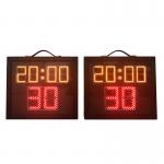 Indoor Aluminum Basketball Shot Clock , Multi Sport Scoreboard With Game Time for sale