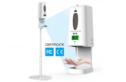 China 1.3L Wall Mounted Soap Dispensers Contactless Thermometer With Hand Sanitizer Dispenser supplier