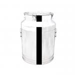 Mirror Polishing 40ltr Stainless Steel Peanut Butter Farm Sealed Milk Can for sale