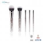 Travel 5 Piece Makeup Brush Set Plastic Handle For Powder Foundation Concealer Eye Shadow for sale