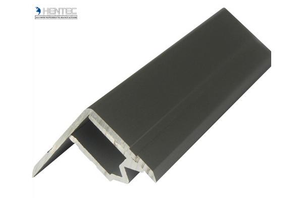 Black Aluminum Solar Panel Frame / Mill Finished Solar Panel Mounting Frames