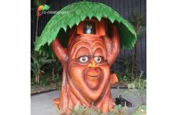 China Amusement Park Customized Animatronic Talking Tree 3m Height supplier