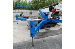 China Diesel Engine 32m Crawler Spider Man Lifter For Aerial Works supplier