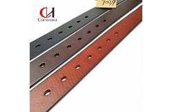 China ODM Multiscene Braided Leather Belt Dark Brown With Pin Buckle supplier