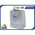 Glossy / Matt Custom Printed Paper Bags With Handle Rope For Garment for sale