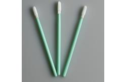 China Knitted Mini Round Head Cleanroom Polyester Cleaning Swab supplier