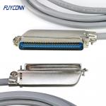 RJ21 IDC Cable Assembly 90 Degree Or 45 Degree Metal Cover Outlet for sale