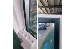 China Heat Insulated UPVC Single Hung Window Ventilator White Black supplier