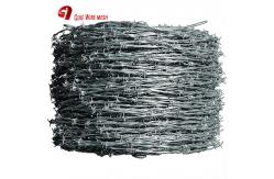 China Hot Dip Galvanized Barbed Wire , PVC Coated Barded Wire For Protection supplier