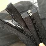 TGKELL Waterproof Zipper Tape W2.5cm W3.2cm Plastic Brass Aluminium Resin