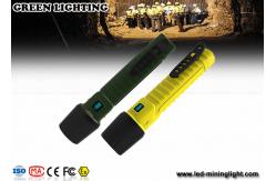 China 10W lithium ion battery explosion proof  torch , high power rechargeable LED flashlight supplier