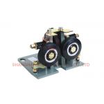 Speed ≤ 5.0m/S Elevator Roller Guide Shoe For Elevator Spare Parts Guide Rails 8 - 20mm Width for sale