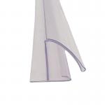 Writable Waterproof Clear Plastic Shelf Label Holder For Wire Shelves for sale