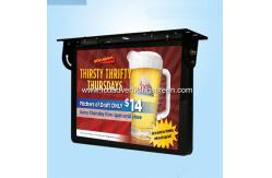 China 21.5 Inch Bus Player LCD Advertising Screen Display Wall Mounted supplier