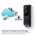 Dual Camera Wireless Video Doorbell Two-way Communication AI Recognition for sale
