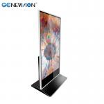 Touch Screen Advertising Player Signage Lcd Big Size Display In 75 Inch for sale