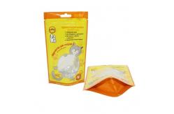 China Popcorn Packaging Stand Up Zipper Pouch Resealable With Clear Window supplier
