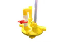 China Breeding Pressure Regulating Valve Poultry Drinking Line Parts Yellow supplier