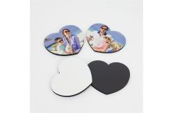 China dIY Heart Shape MDF Photo Fridge Magnets supplier