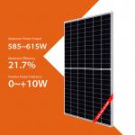 580W 585W Thin Film Silicon Photovoltaic Module 610W 615W Panel Solar Canadian Full Black for sale