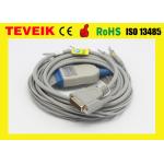 Nihon Kohden EKG Cable for Cardiofax EKG-8270/8350 6151/6353 Banana 4.0 for sale