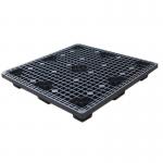Multi Size Lightweight Plastic Pallet Black Euro HDPE Pallets for sale