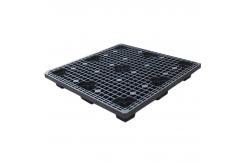 China Multi Size Lightweight Plastic Pallet Black Euro HDPE Pallets supplier