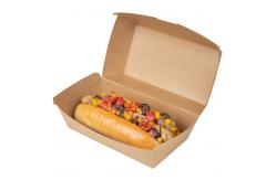 China Wholesale customized hamburger hot dog packaging box eco-friendly and biodegradable packaging box supplier