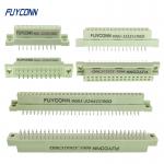 Female DIN 41612 Connector Straight PCB 2 Rows Eurocard Connector W/ Vertical Terminal for sale
